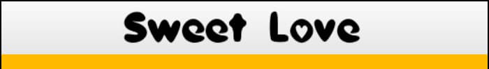 Sweet Love font