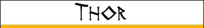 Thor font