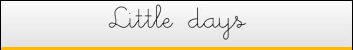 little days font