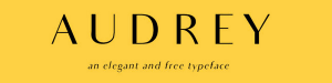 Audrey font