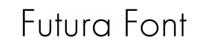 futura font