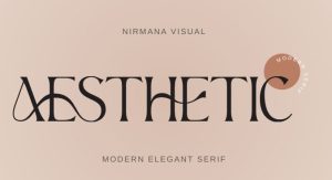 tipografia aesthetic